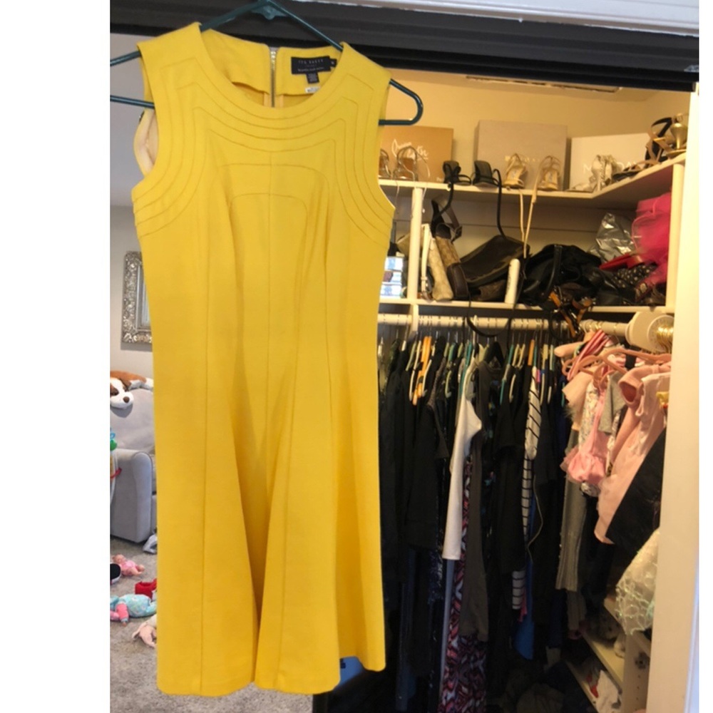 Ted Baker yellow dress